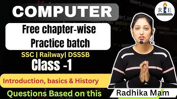 Computer Revision & chapter-wise practice for SSC CGL, CHSL & railway Exams| Class-1