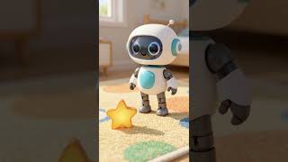 The Happy Star 🌟 Cute Robot 3D Cartoon Story #shorts