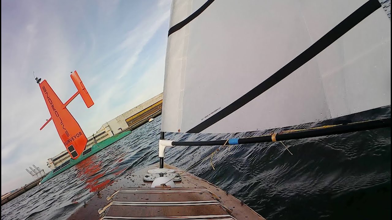 N4N1 the autonomous sailboat circumnavigates the 