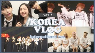 eng) 🇰🇷8 DAYS IN KOREA PT. 2: Interviewing K-pop artists, Met Wanna One at KMF 2018 | Babyjingko