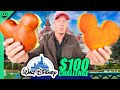 $100 Disney Food Challenge in PARIS!! Most Expensive Food in Europe!!