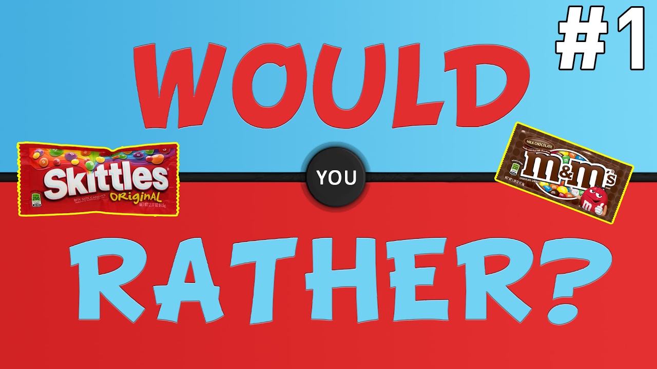 Skittles  or M&M's - Would You Rather #1 with Blitz