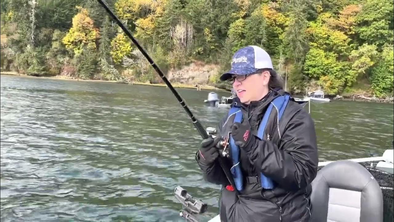 Salmon Coho Fishing at Reedsport, Oregon by HoodiniOutdoorProductions