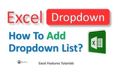 How to add Yes No Dropdown list in Excel Worksheet?