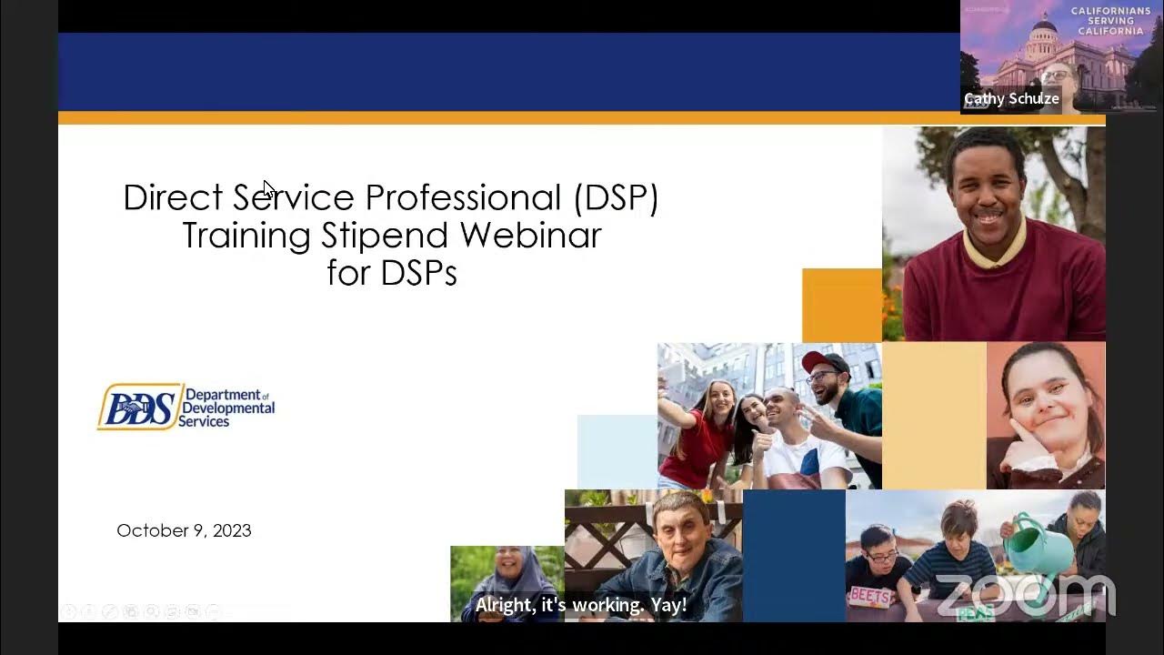 Direct Service Professional Training Stipend Program