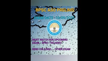 Science PYQ | BPSC ASO EXAM | CHEMISTRY | 10/09/2025 |