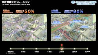 Tsunami Evacuation Simulation