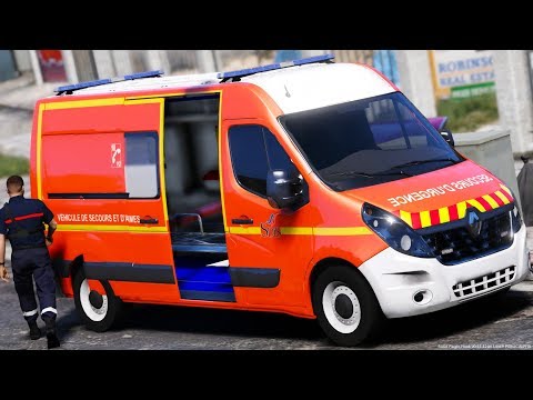 [GTA 5] DE GARDE AU VSAV - RENAULT MASTER 3 | SAPEURS-POMPIERS SEINE ET MARNE#INTERVENTION42