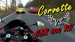 CORVETTE C7 VS. CBR 600 RR - MOTORSCHADEN!