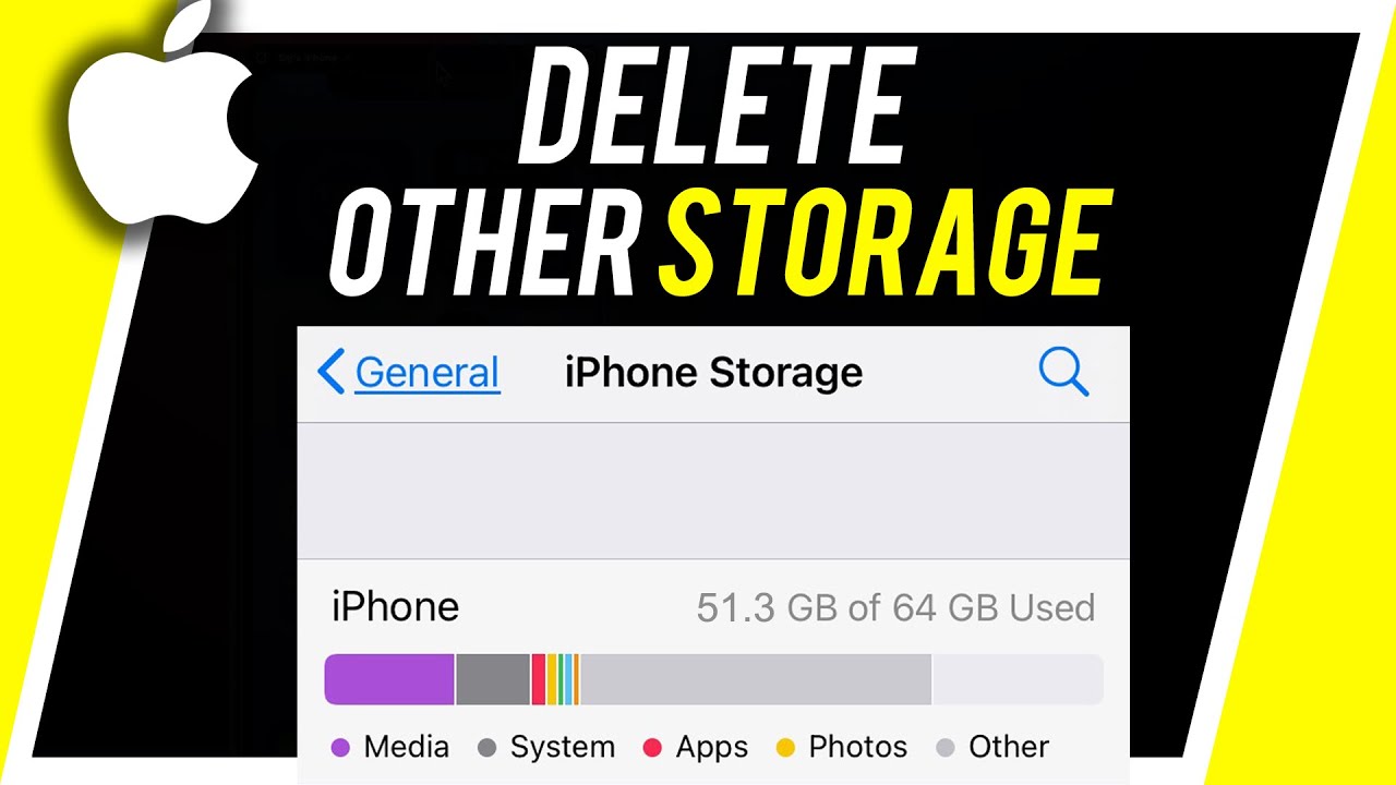 How to Delete Other Storage on Your iPhone YouTube