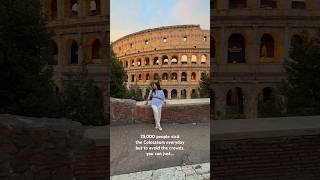 Woke Up At 5Am To See The Colosseum At Sunrise And