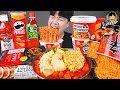 ASMR MUKBANG 편의점 신라면 볶음밥 떡볶이 김밥 먹방 & 레시피 FRIED CHICKEN AND Tteokbokki EATING SOUND!