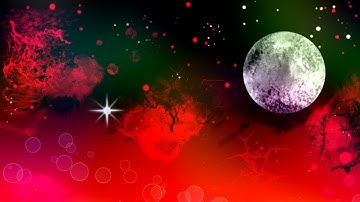 Science Fiction Planet Drawing in Krita