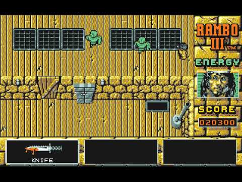 Прохождение Rambo III (PC DOS) 1989