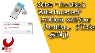 solve "The disk is Write Protected" Problem Simple 3 Tricks- தமிழ்