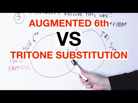 TRITONE Substitution Vs AUGMENTED 6th: What's The Difference? [Music  Theory] 