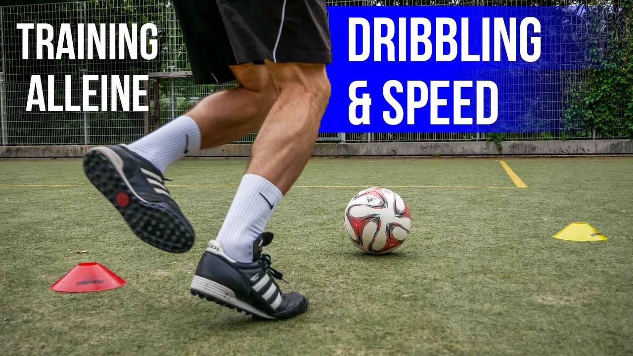 Schnelligkeit und Dribbling - Trainingsprogramm alleine - Tag 2
