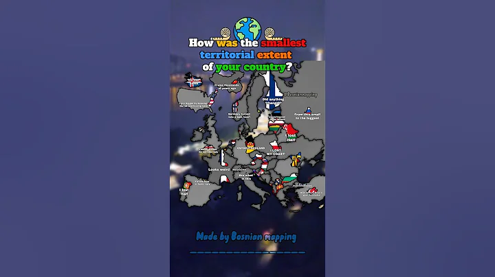 How was the smallest territorial extent of your country? 🤏  #europe #geography #mapping #countries