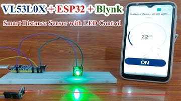 ESP32 Distance Measurement Project with VL53L0X and Blynk App