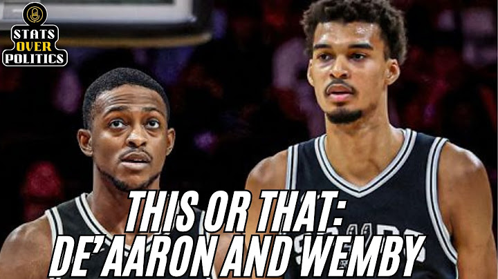 This or That: De'Aaron Fox and Victor Wembanyama