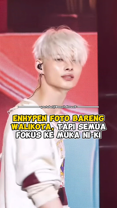 ENHYPEN Foto Bareng Walikota, Tapi Semua Fokus ke Muka Ni-Ki #kpop #shorts