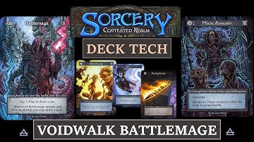 Sorcery TCG - Voidwalk Battlemage Deck Tech - Sorcery League Season 1