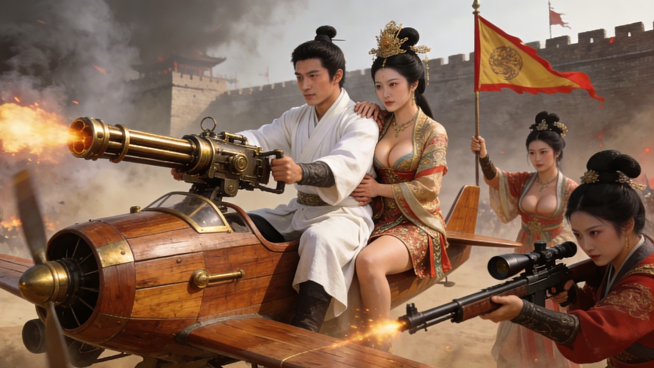 開局和女帝訂婚，卻把國公嫡孫女肚子搞大了！人人都以為我是廢物綺，卻不知我以現代知識造火藥製槍械，累積實力誅殺姦臣，帶著八個老婆和女帝成親，當逍遙王爺！#短劇 #drama #逆襲 #男频爽剧 #穿越