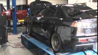 SlowPoke tuned Shop Monkey EvoX 758awhp on Elite Force Mustang Dyno
