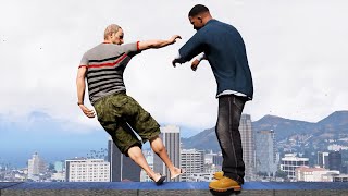 GTA Shoving/Pushing people off tallest building Ep. 2