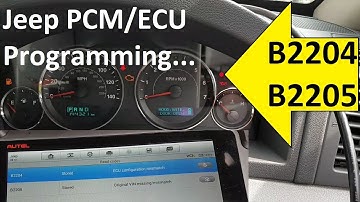 Jeep Grand Cherokee used PCM/ECU programming with the MaxiSys 908P.