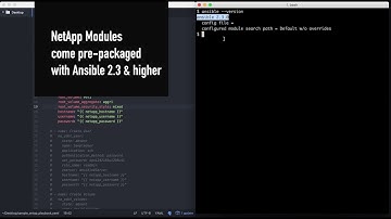 Using Ansible with NetApp ONTAP