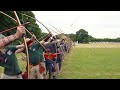 Sherwood forresters longbow archery club longbow volley 2023
