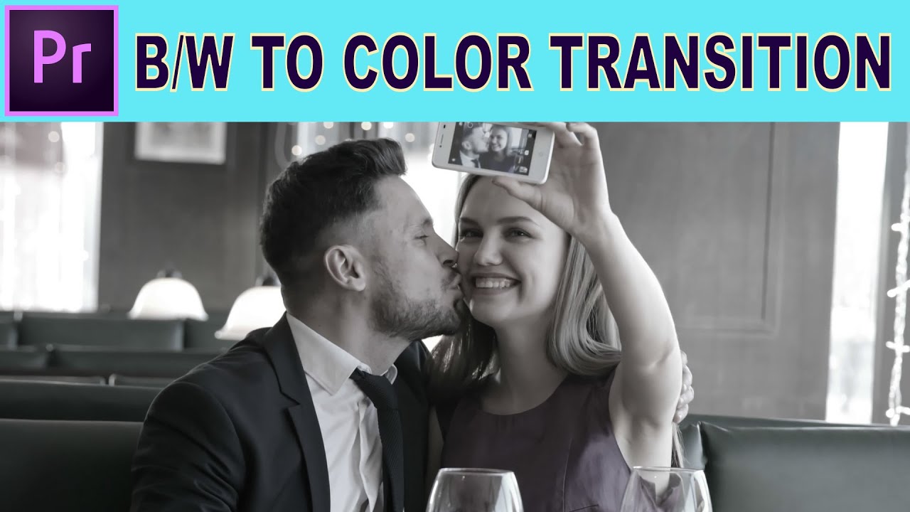 Black and White to Color Transition - Adobe Premiere pro tutorial - YouTube