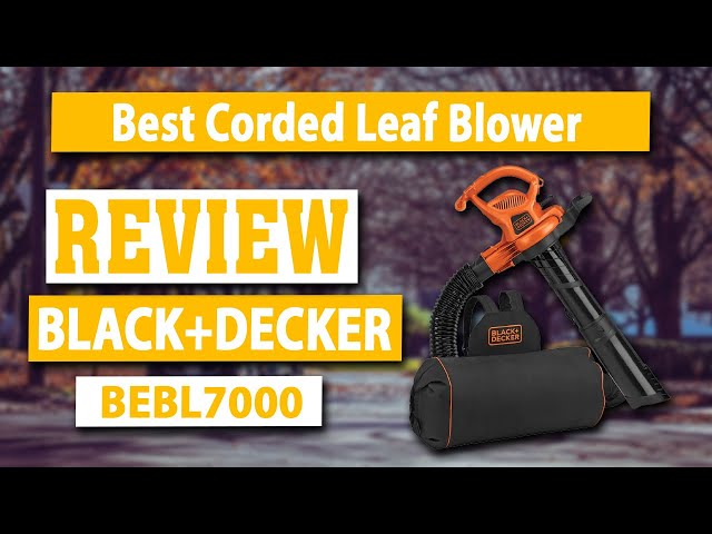 Black+Decker BEBL7000 Leaf Blower Review - Consumer Reports