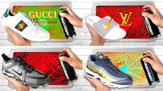 Best Of Hydro Dipping Shoes Compilation Gucci Nike Air Vapormax More 