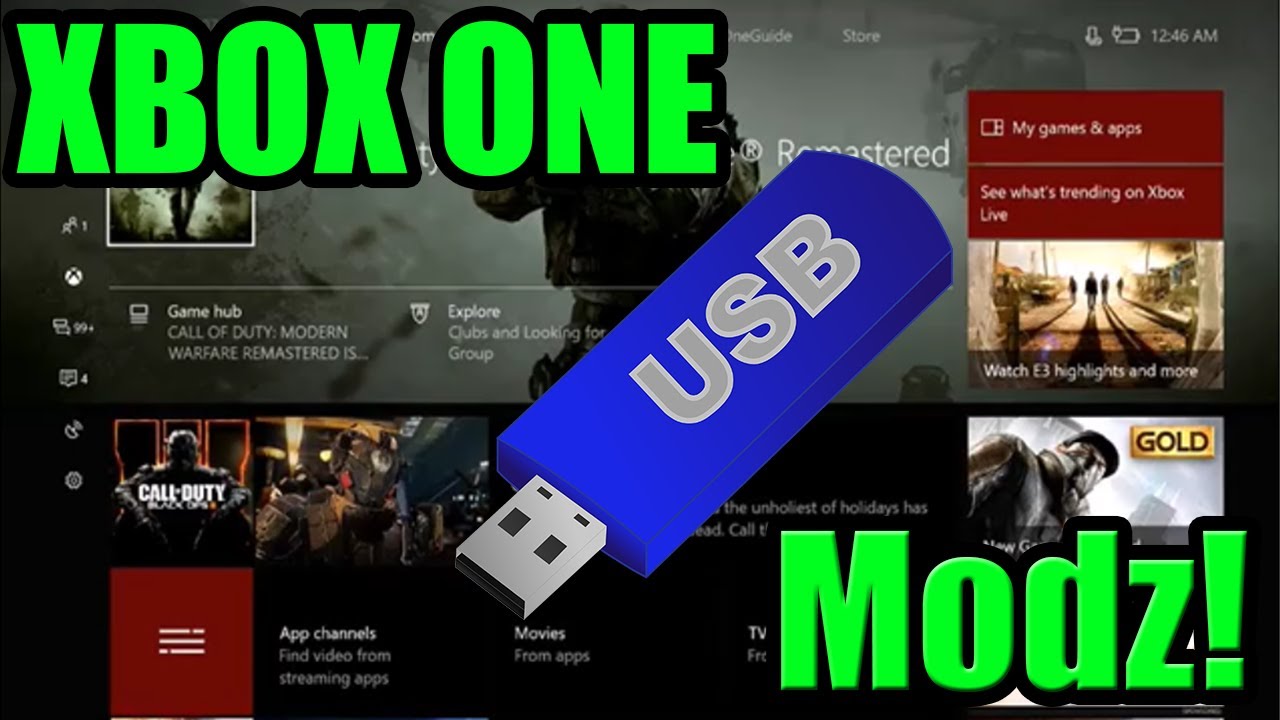 cod 4 modern warfare xbox usb mods