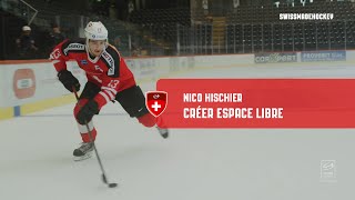 swissmadehockey: Créer espace libre avec Nico Hischier