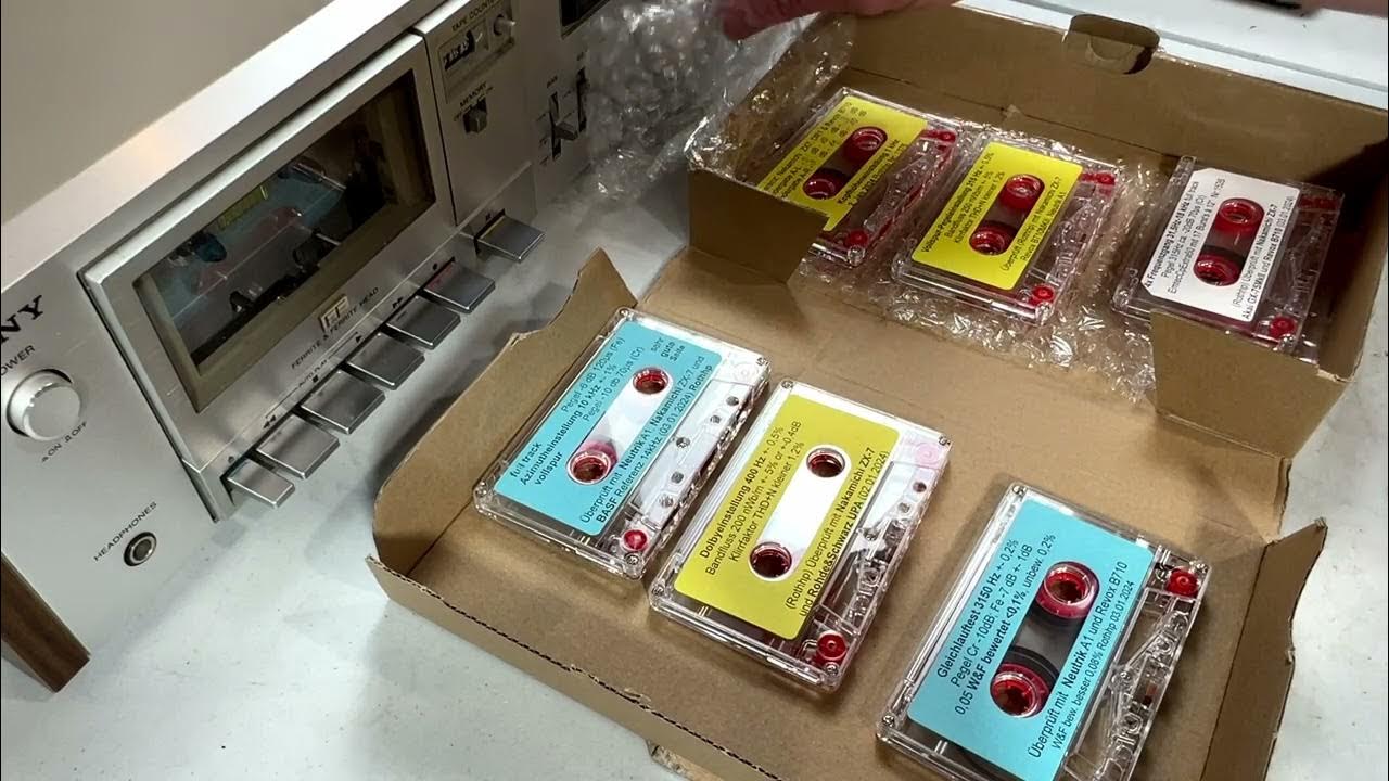 Unpacking New Alignment Tapes │ Aligning Azimuth on Cassette Decks
