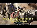 4 Stroke Motorcycle Leak Down Test (How to)