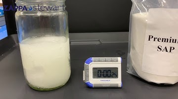 SAP Absorption Speed vs  Permeability for Waste Solidification