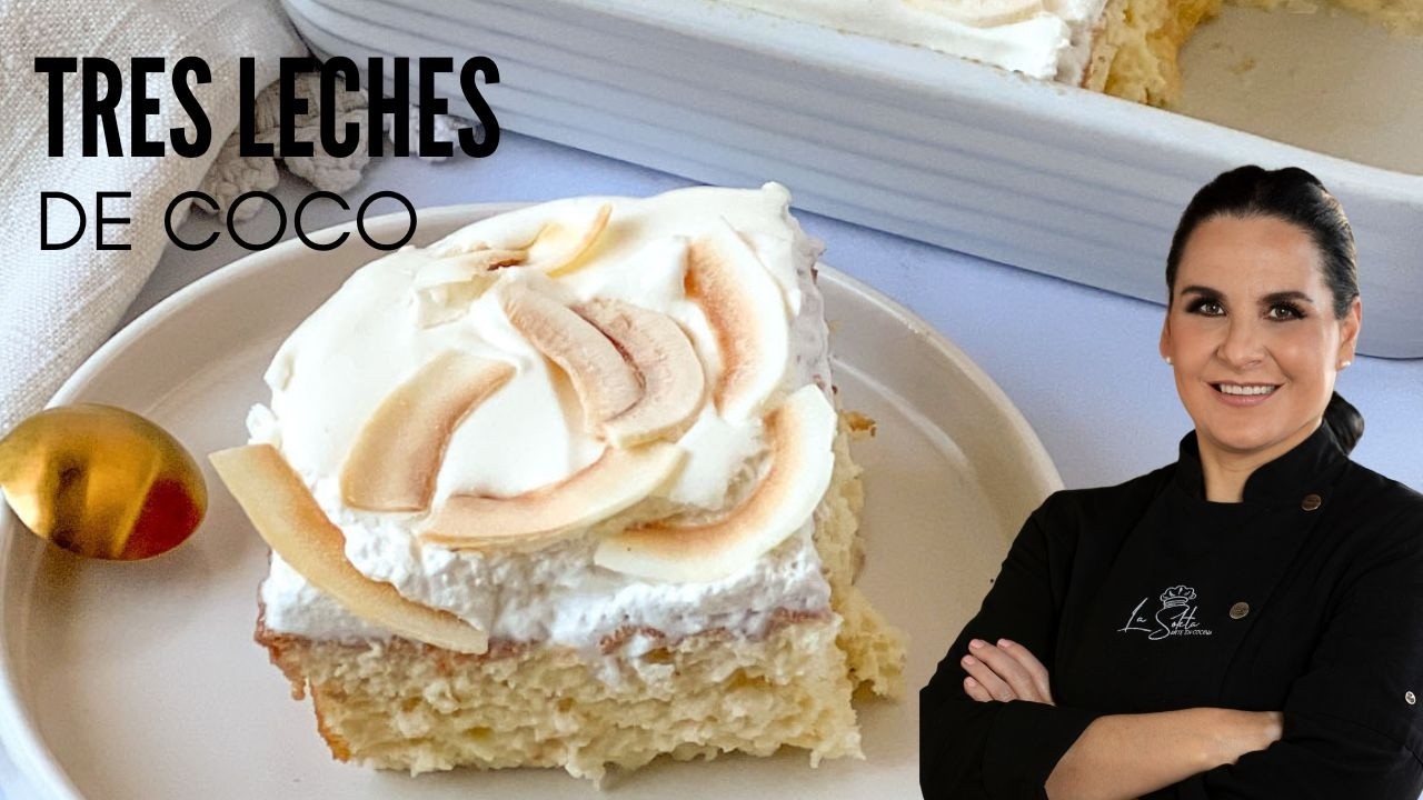 Aprende a preparar un delicioso PASTEL TRES LECHES DE COCO
