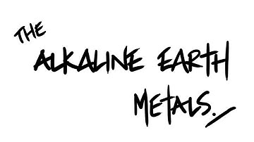 AQA A-Level Chemistry - The Alkaline Earth Metals (Gp. 2)