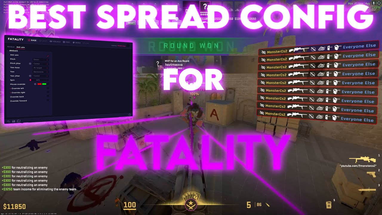 Best Spread config for Fatality! Link in the Description! - YouTube