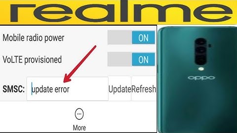 smsc update error realme! smsc update error oppo