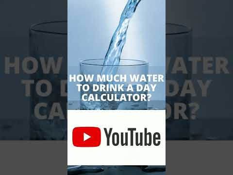 Daily water intake Calculator