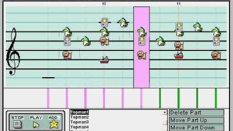 Mario Paint Composer 2.0 - Megaman 3: Topman