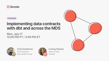 Implementing Data Contracts with dbt