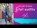 one pair of jeans 5 fall outfits | style over 50