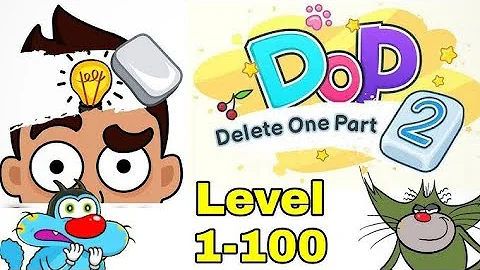 DOP 5: Complete Walkthrough of Levels 1-100 (All Solutions) | Delete One Part  #gameplay #dop5 #dop2