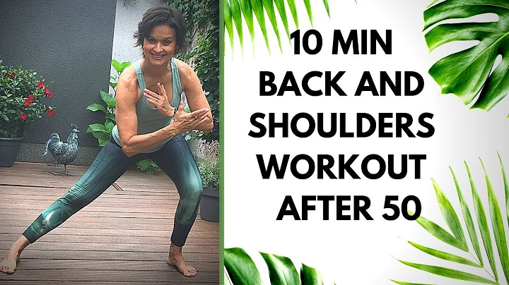 10 minute Back and Shoulders workout for women after 50 to create body firmness.